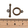 Brass Toggle Clasps KK-P141-01AB-3