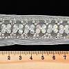 Polyester Flower Lace Trims OCOR-A007-13-3
