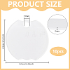 10Pcs Acrylic Heat Transfer Blanks Lid Decorations DIY-BC0013-71A-2