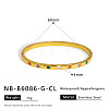 304 Stainless Steel Pave Cubic Zirconia Bangles FS-WG09E60-41-1