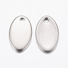 Tarnish Resistant 304 Stainless Steel Charms STAS-L200-62P-2