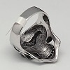 Cool Halloween Jewelry Skull Rings for Men RJEW-F006-080-3