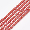 Opaque Solid Color Glass Beads Strands X-GLAA-S178-10B-1