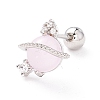 Planet Cat Eye Stud Earrings for Women LS-EJEW-A065-02P-1