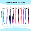 10Pcs 10 Colors High Temperature Silk Hair Wigs PHAR-TA0001-12-4