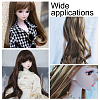 PP Plastic Long Wavy Curly Hairstyle Doll Wig Hair DIY-WH0304-260-7
