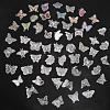 CHGCRAFT 2 Bags 2 Styles Butterfly PET Self Adhesive Laser Stickers Sets STIC-CA0001-02-2