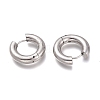 Tarnish Resistant 201 Stainless Steel Huggie Hoop Earrings EJEW-L256-05I-P-2