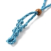 Braided Wax Rope Cord Macrame Pouch Necklace Making NJEW-J007-07-2