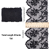 Gorgecraft 5 Yards Flat Nylon Mesh Embroidered Lace Trim OCOR-GF0001-86B-2