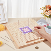 Rectangle Wood Crochet Blocking Board DIY-BC0013-51D-3