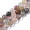 Natural Rutilated Quartz Beads Strands G-R465-24D-1