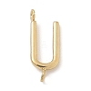 304 Stainless Steel Letter Connector Charms STAS-M108-01G-21-1