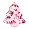 Christmas Tree Printed Opaque Acrylic Pendants OACR-Q080-02A-1