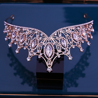 Alloy Rhinestone Hair Bands PW-WG34A4C-05-1