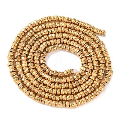Electroplated Synthetic Non-magnetic Hematite Beads Strands G-H027-E01-01-1