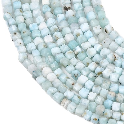 Natural Larimar Beads Strands G-F803-C01-03A-1