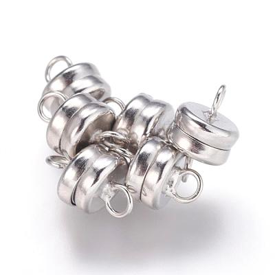 Brass Magnetic Clasps with Loops KK-P114-07P-1