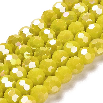 Opaque Glass Beads Stands EGLA-A035-P8mm-B04-1
