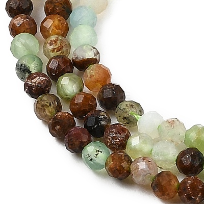 Natural Chrysoprase Beads Strands G-RM250104-B6-1