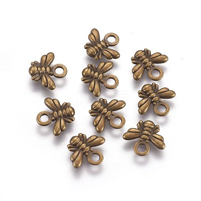 Tibetan Style Alloy Charms TIBEP-A123292-AB-FF-1