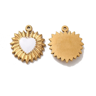 Ion Plating(IP) 304 Stainless Steel Charms STAS-C074-05G-1