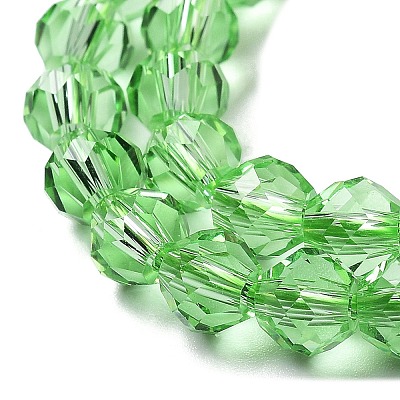 Transparent Glass Beads Strands GLAA-A014-03F-1