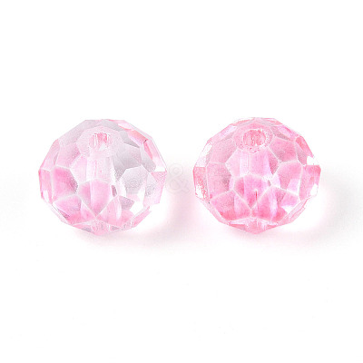 Baking Paint Transparent Glass Beads X1-GLAA-N011-10mm-08-1