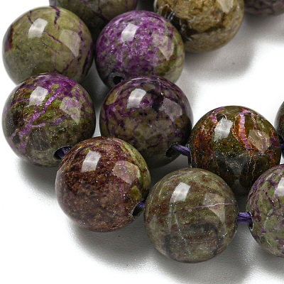Natural Atlantisite Stichtite Beads Strands G-H034-A02-06-1
