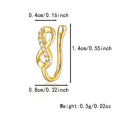 Fashionable S925 Silver Nose Clip with Star IM7825-19-1