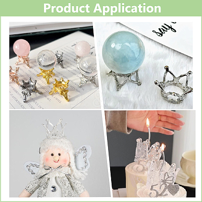 14Pcs Alloy Crown for Doll Making DIY-GA0008-61-1
