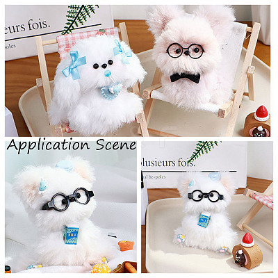 Polyester Plush Sticks DIY-Z031-03F-1