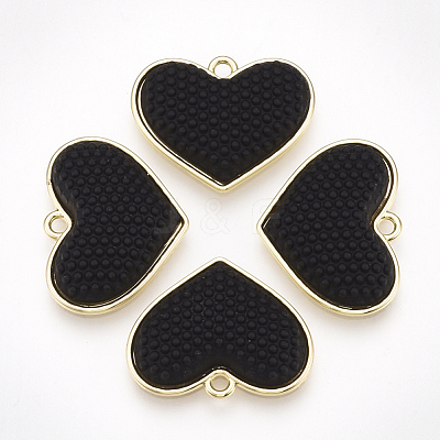 Spray Painted Alloy Pendants PALLOY-T067-11A-1