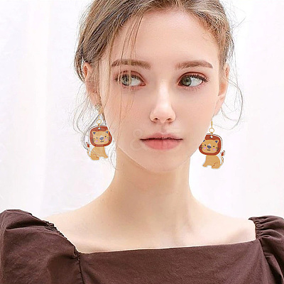 DIY Animal Earring Making Kit DIY-AR0003-34-1