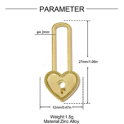 Zinc Alloy Pendants AL-OY001-27G-1
