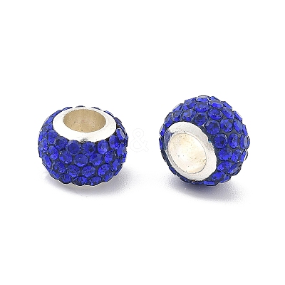 Rondelle Polymer Clay European Beads X1-FIND-U001-01L-1