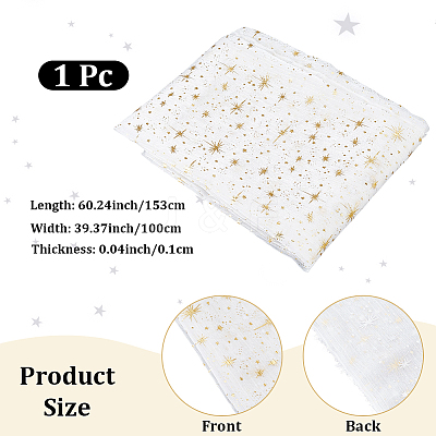 1M Star Polyester Fabric DIY-CY0003-62B-1