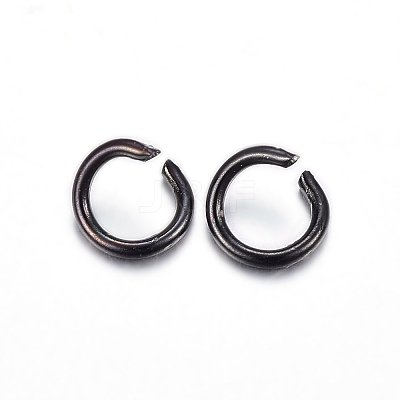 Ion Plating(IP) 304 Stainless Steel Open Jump Rings X-STAS-H467-03B-5MM-1