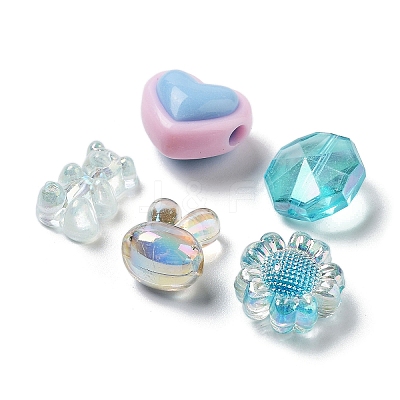 Acrylic Beads MACR-M040-01G-1