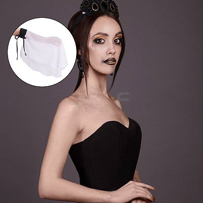 Chiffon Oversleeves for Women AJEW-WH0314-397B-1