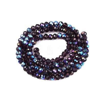 Electroplate Glass Beads Strands LS-EGLA-A044-T3mm-L15-1