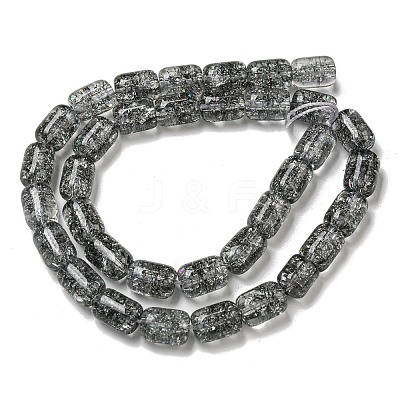 Transparent Crackle Glass Beads Strands GLAA-NH0001-04D-1