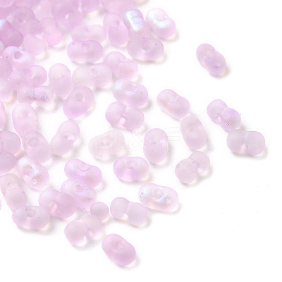 Glass Frosted Seed Beads SEED-NH0002-01A-1