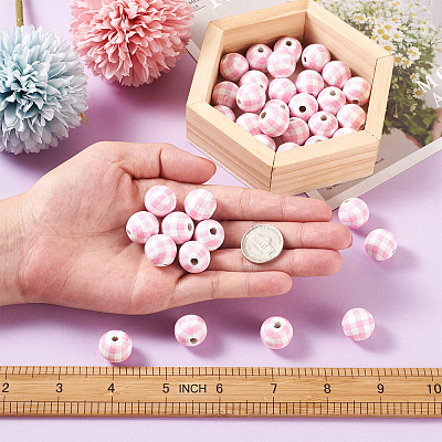 Natural Wooden Beads WOOD-TAC0010-05D-1