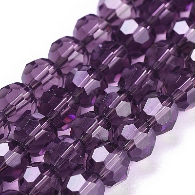 Imitation Austrian Crystal Bead Strands G-M181-6mm-11A-1