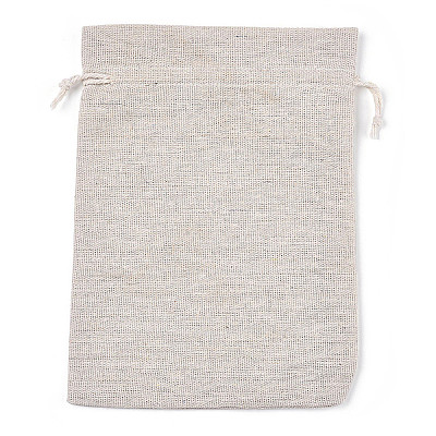 Cotton Cloth Packing Pouches Drawstring Bags ABAG-R011-15X20-01-1