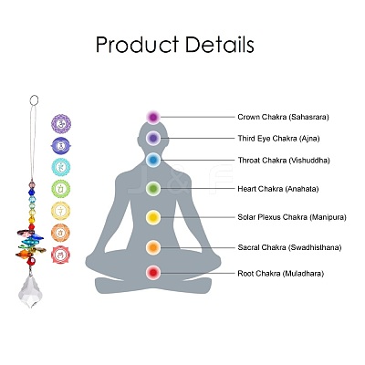 Chandelier Suncatchers Prisms AJEW-G025-D03-1