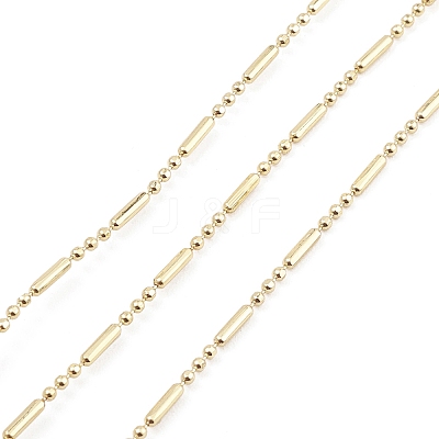 Brass Column & Round Ball Chains CHC-M025-02G-1