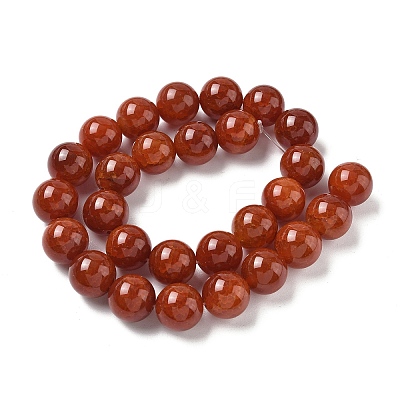Natural Crackle Agate Beads Strands G-I394-B15-14mm-1