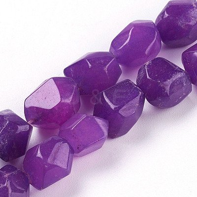 Natural White Jade Beads Strands OGEM-10X8-2-1